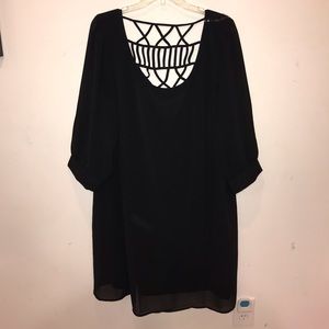 Shift dress with beautiful back design